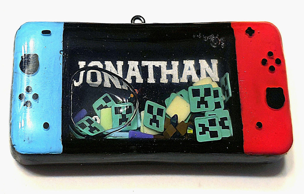 Retro Gaming Resin Shaker Keychains