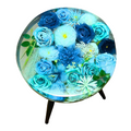 Floral-Themed Resin Table