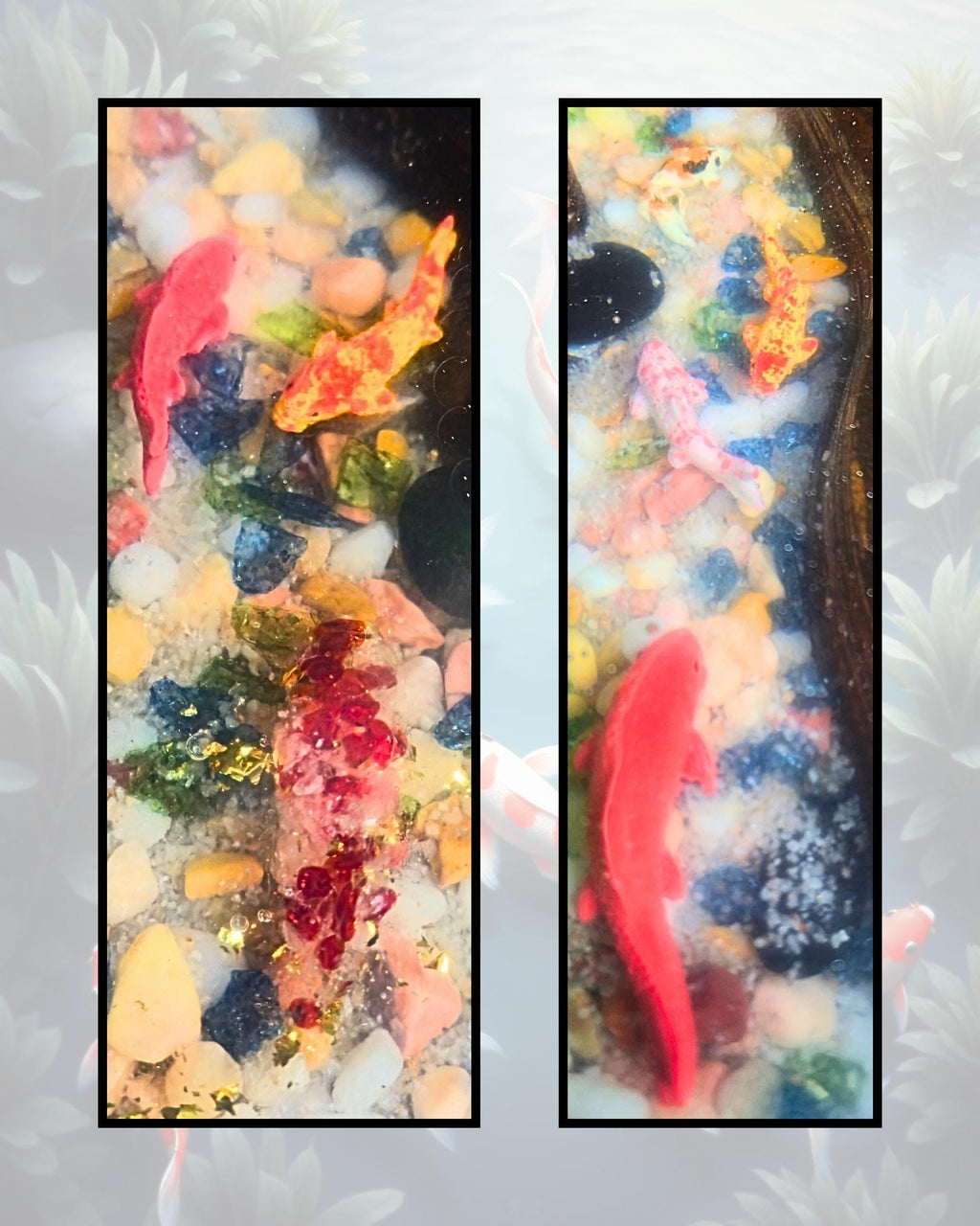 Koi Pond-themed Resin Table