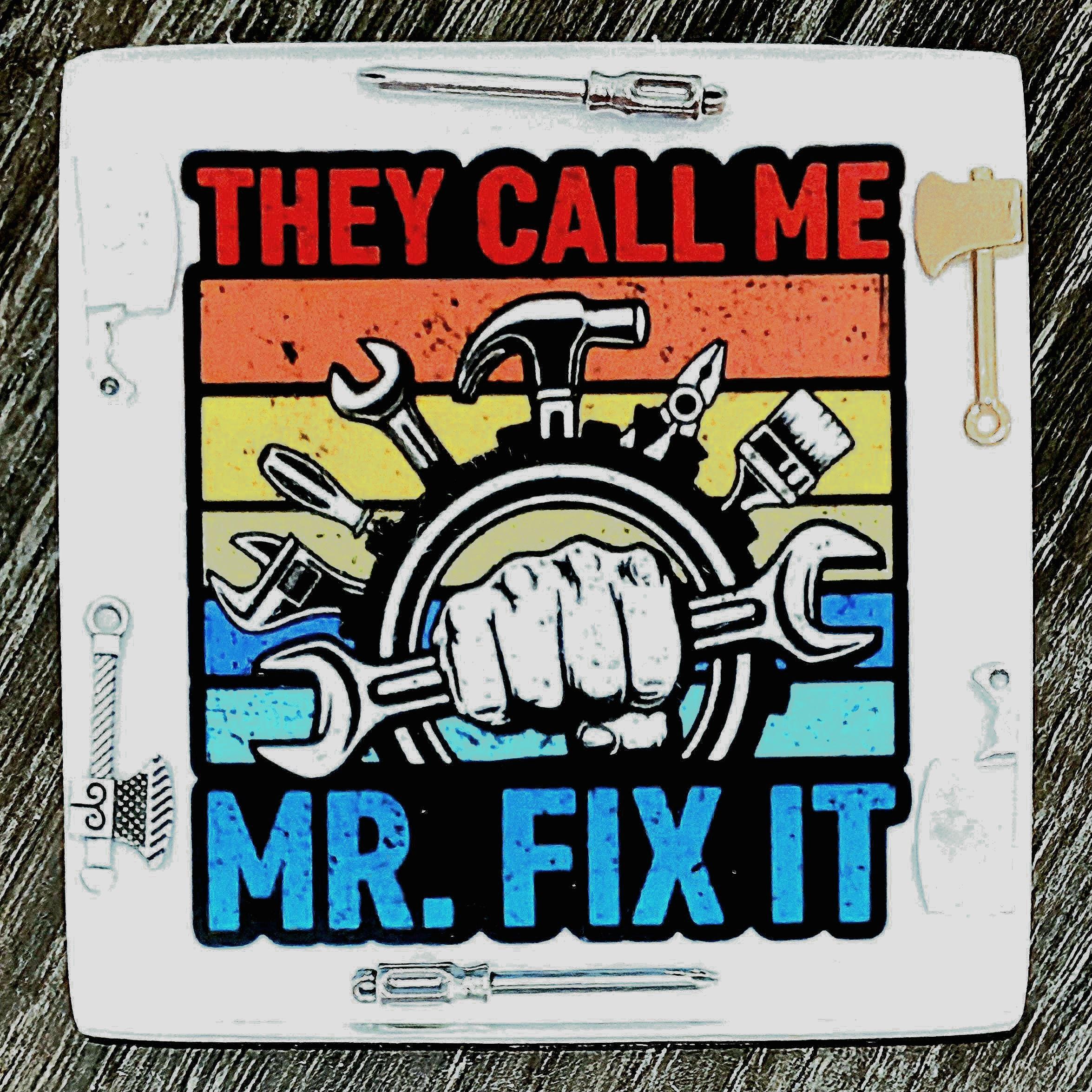 Handyman Resin Coaster Set