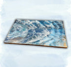Enchanting Underwater World Resin River Table | Marine Life Diorama, Beach Scenery | Customized to Your Design | Desk, Tabletop, Surface