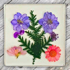 Floral Design Resin Coaster Sets