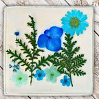 Floral Design Resin Coaster Sets