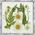 Floral Design Resin Coaster Sets