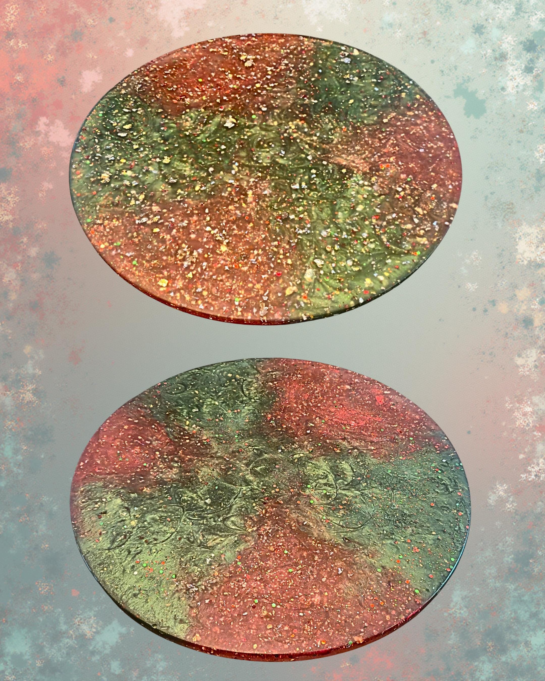 Resin Seasonal Tabletop Tray | Beach, Foliage & Holiday Themes