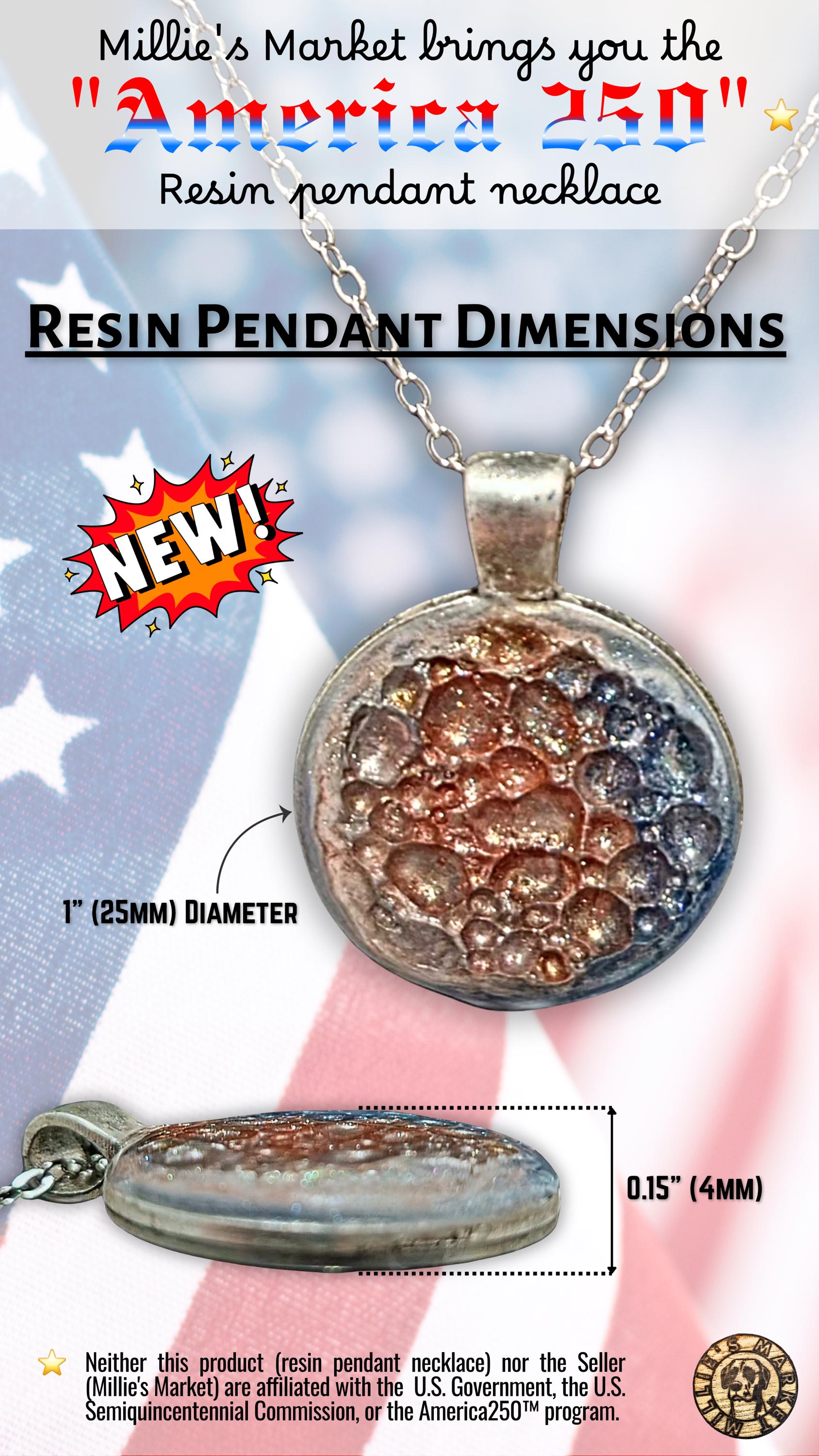 America 250 Pendant Necklace
