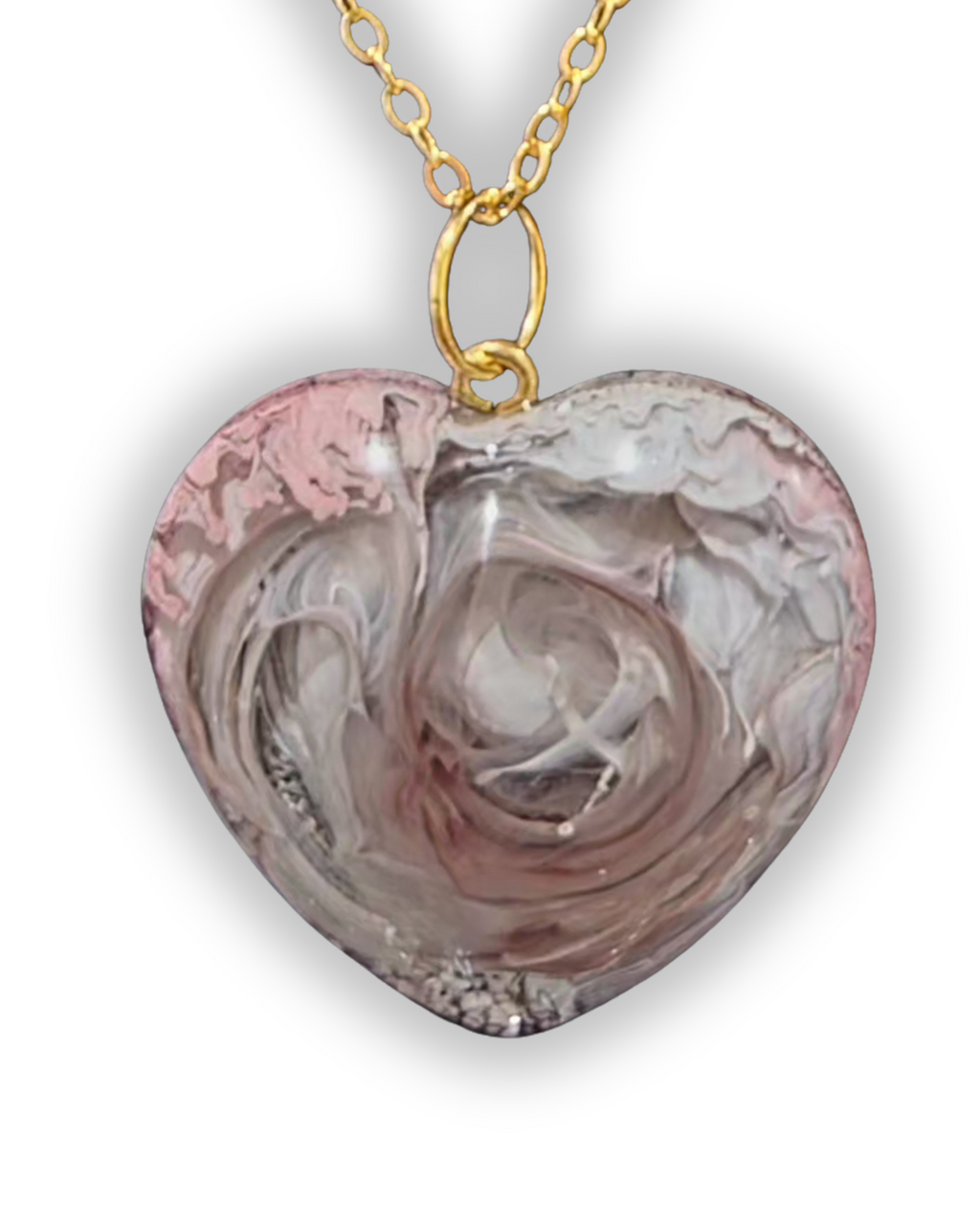 MOCHA Handmade Resin Petri Pendant Necklace