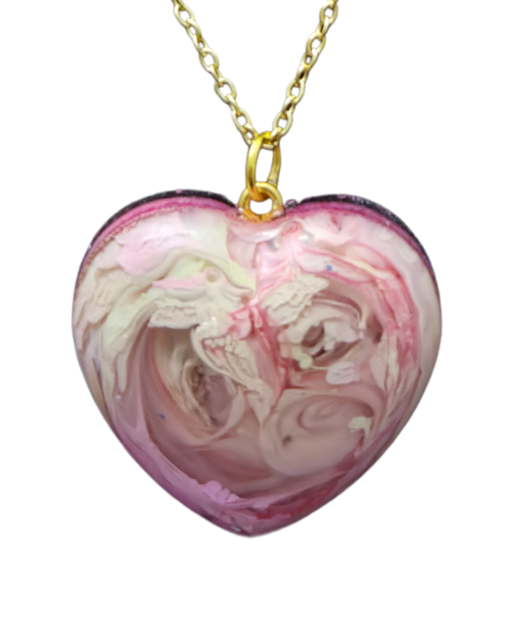 STRAWBERRY SHORTCAKE Handmade Resin Petri Pendant Necklace