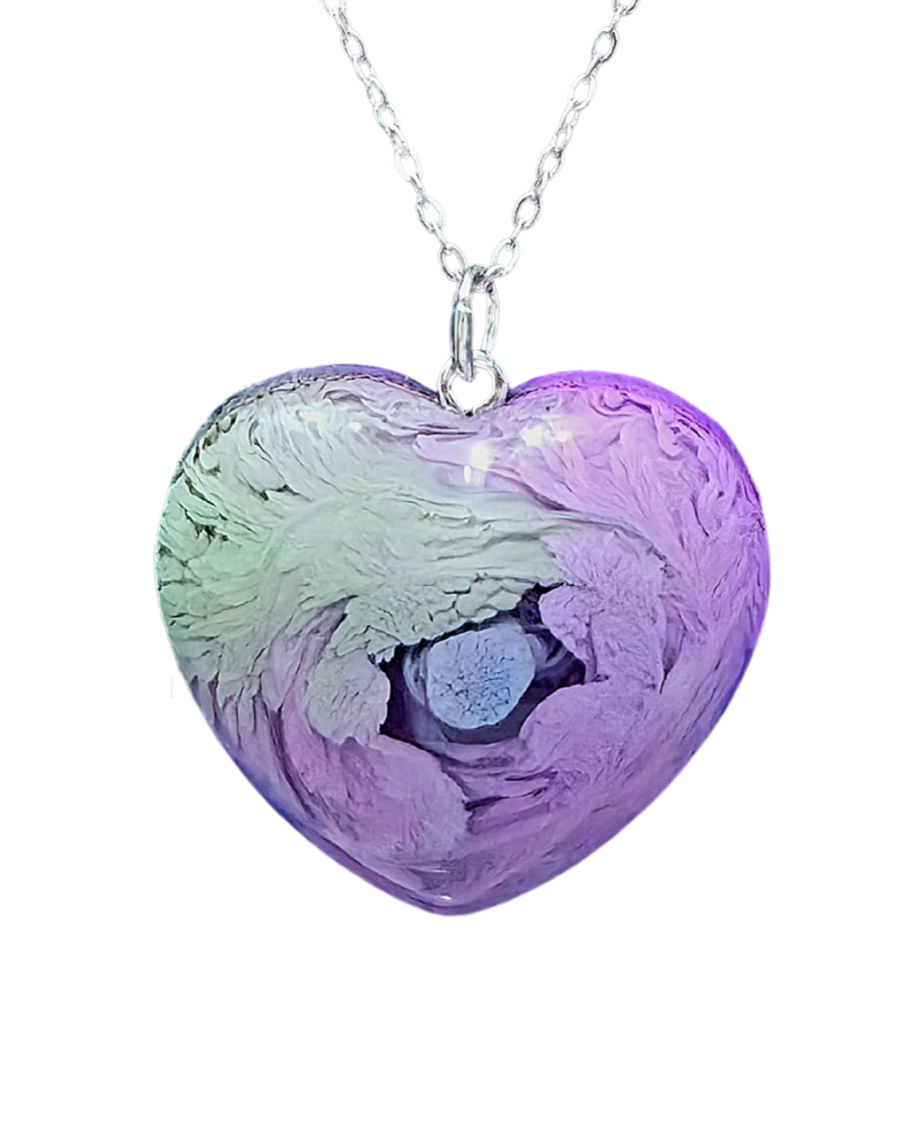 WISTERIA Handmade Resin Petri Pendant Necklace
