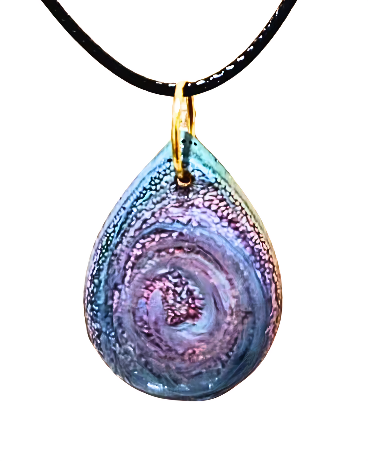GUMDROP Handmade Resin Petri Pendant Necklace
