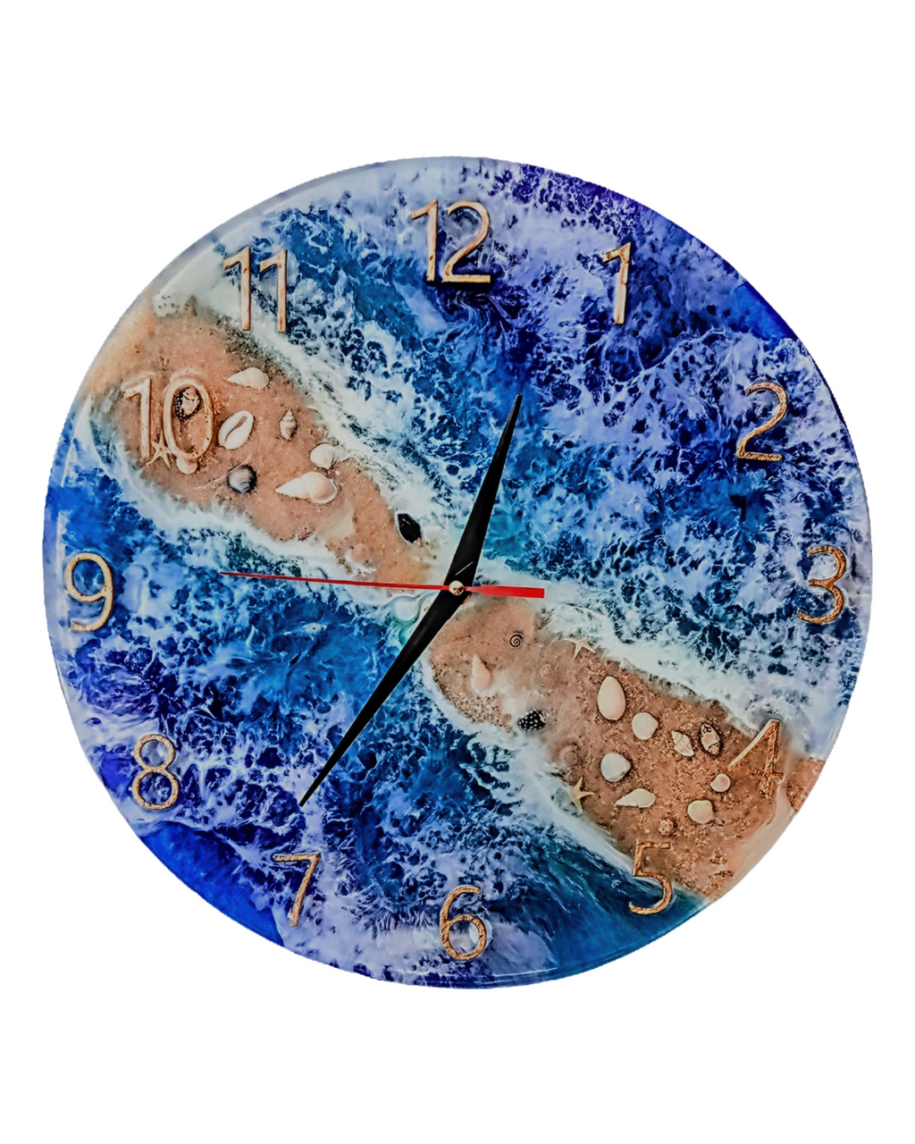 OASIS Handmade Resin Wall Clock