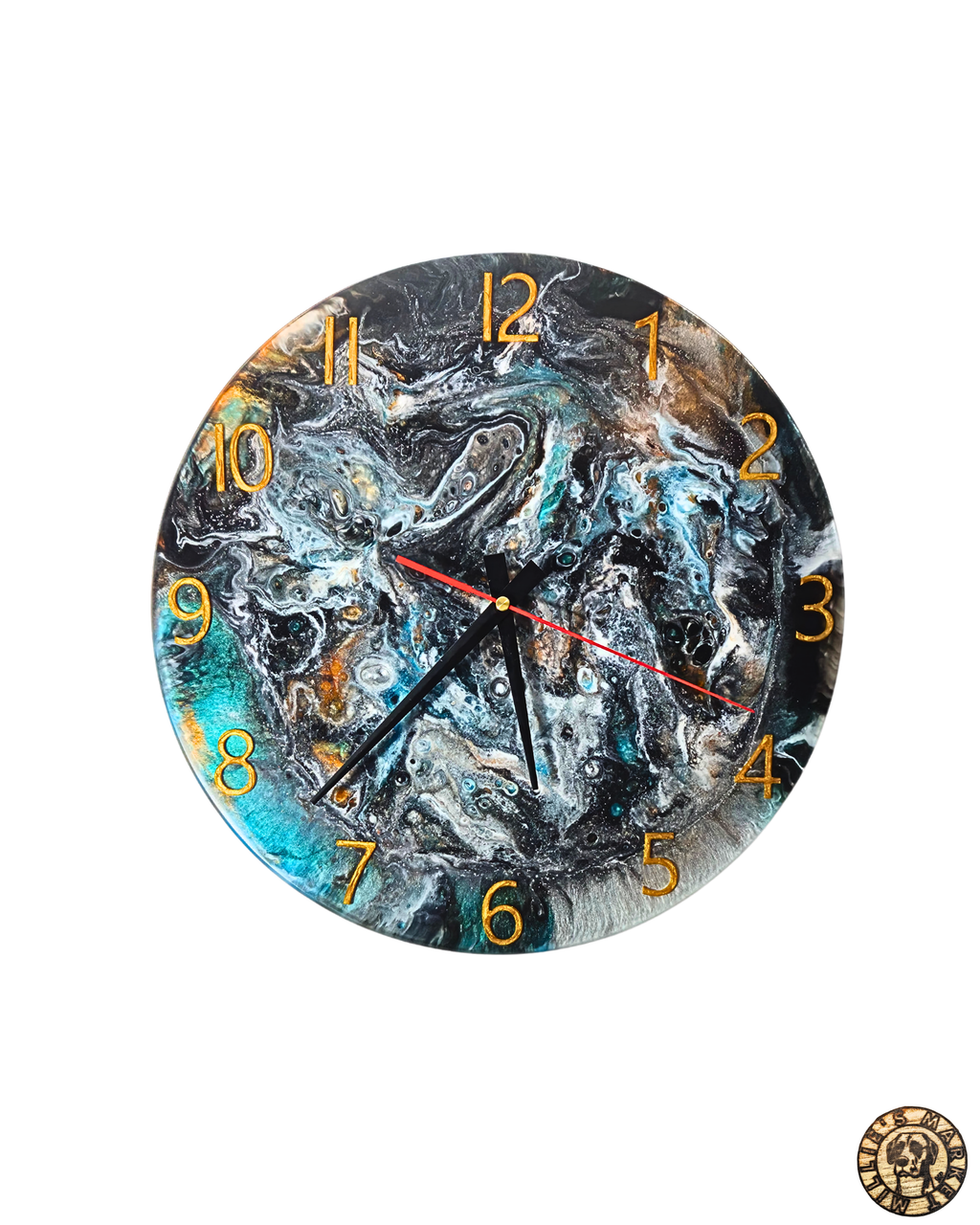 GALAXY Handmade Resin Wall Clock