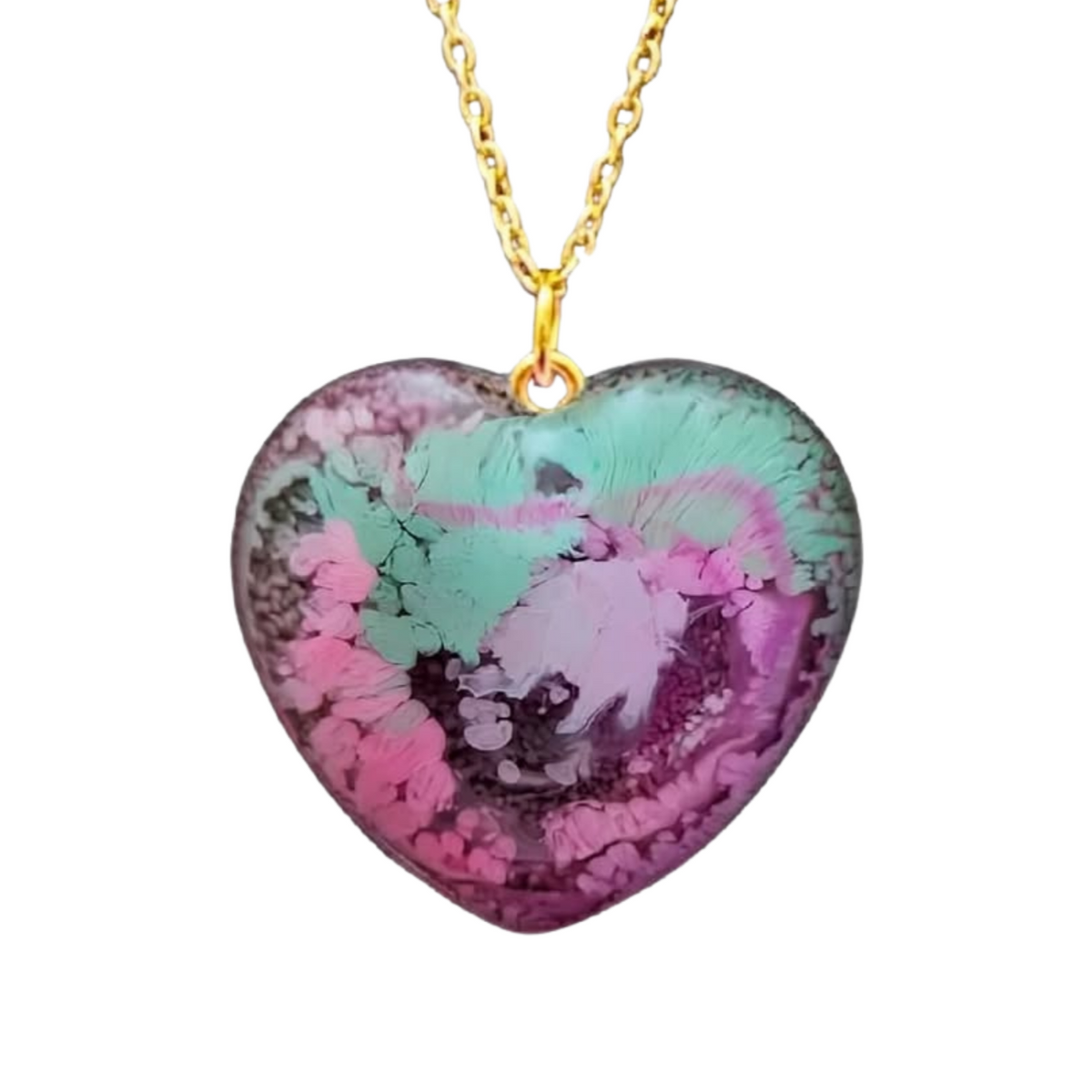 GUAVA Handmade Resin Petri Pendant Necklace