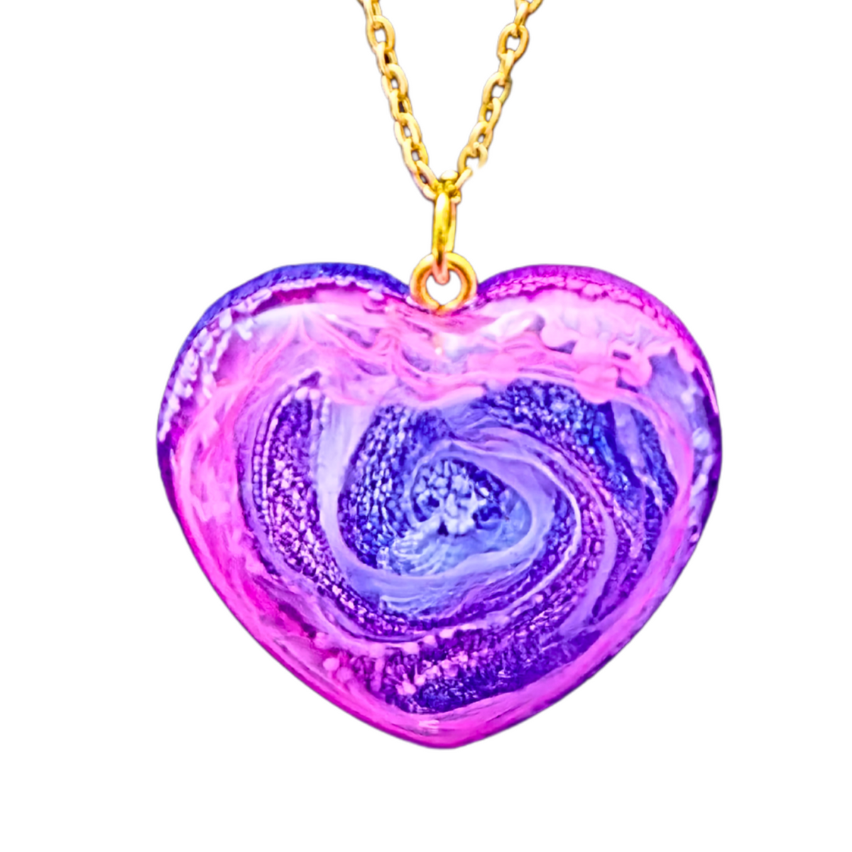 VORTEX Handmade Resin Petri Pendant Necklace