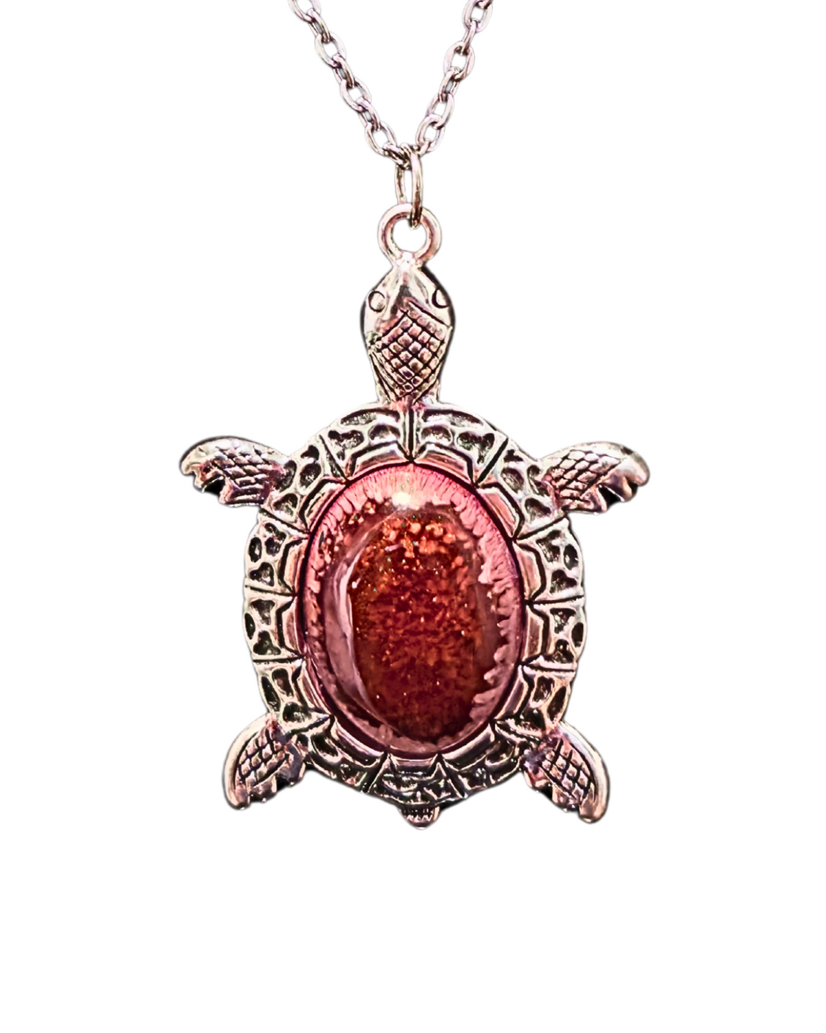 TERRAPIN Handmade Resin Petri Pendant Necklace