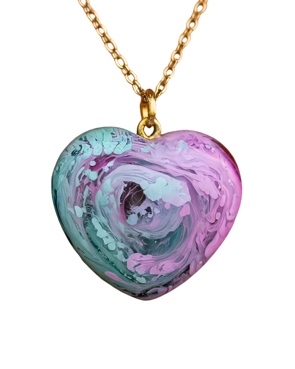 WATERMELON Handmade Resin Petri Pendant Necklace