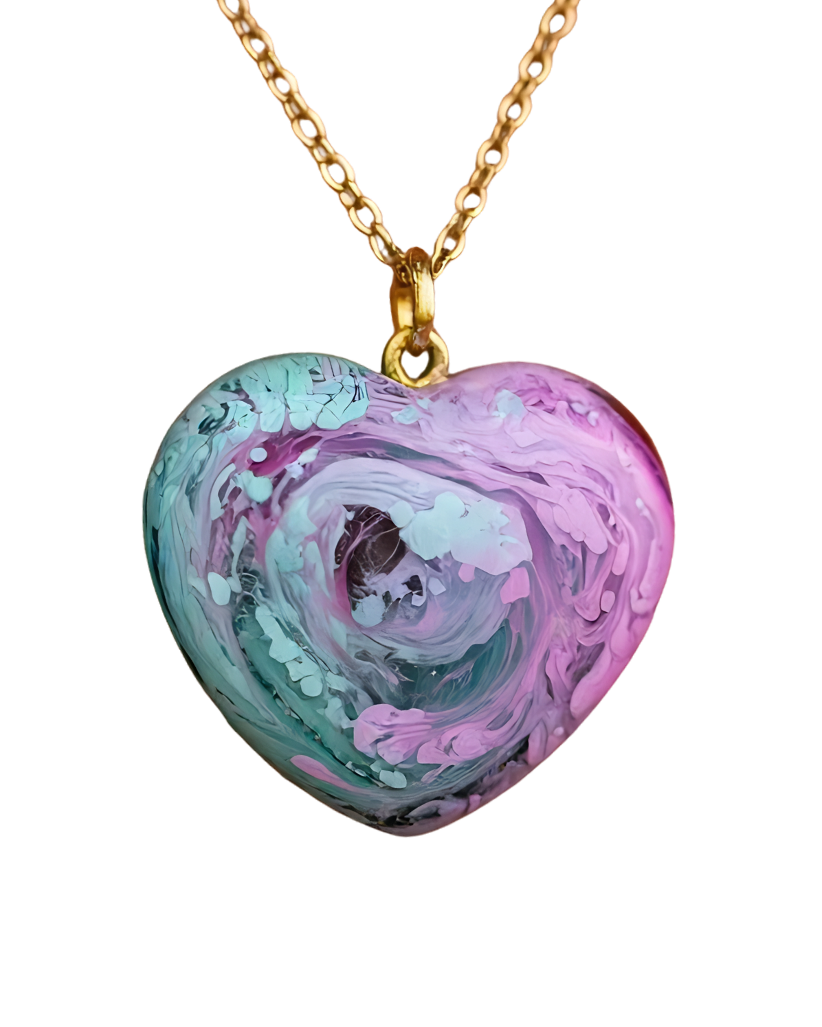 WATERMELON Handmade Resin Petri Pendant Necklace