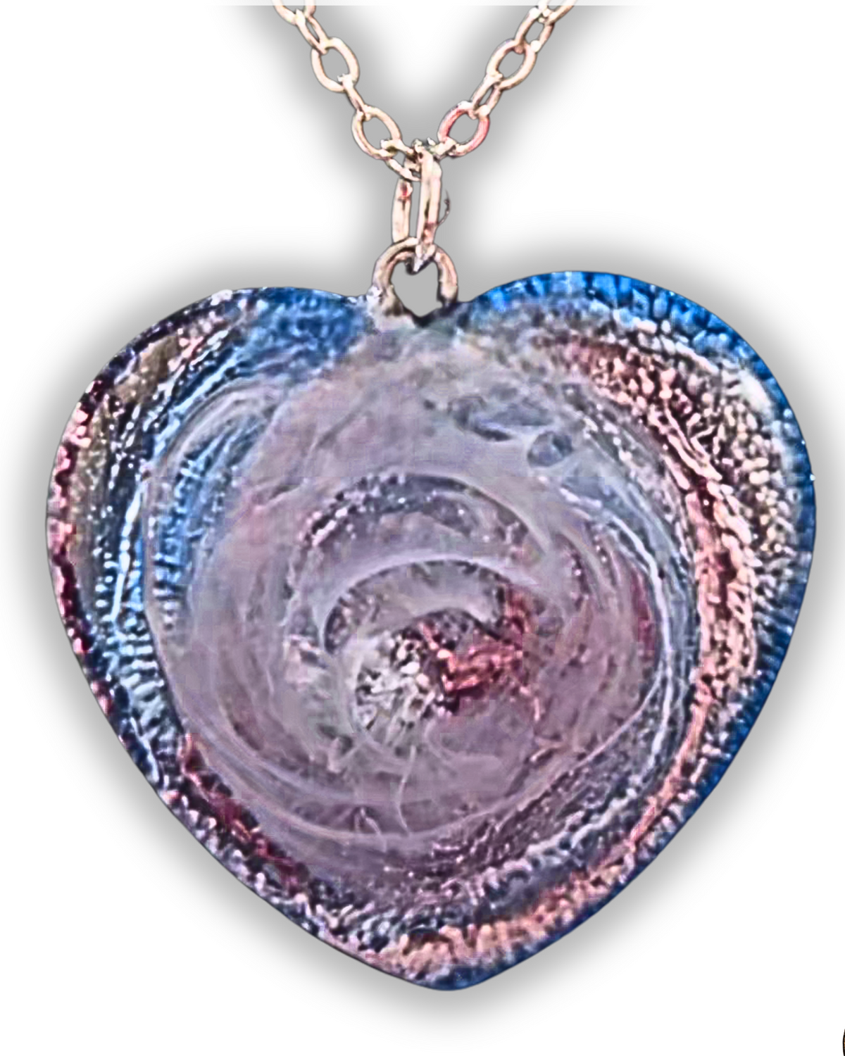 NEBULA Handmade Resin Petri Pendant Necklace