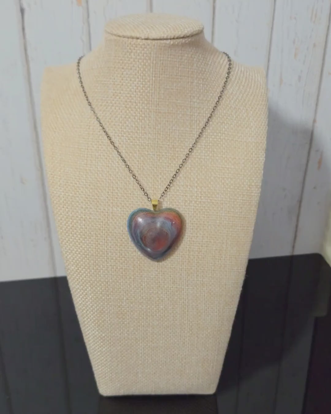 SKITTLES Handmade Resin Pendant Necklace | Heart Petri Jewelry