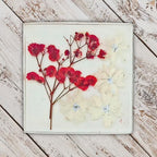 Floral Design Resin Coaster Sets