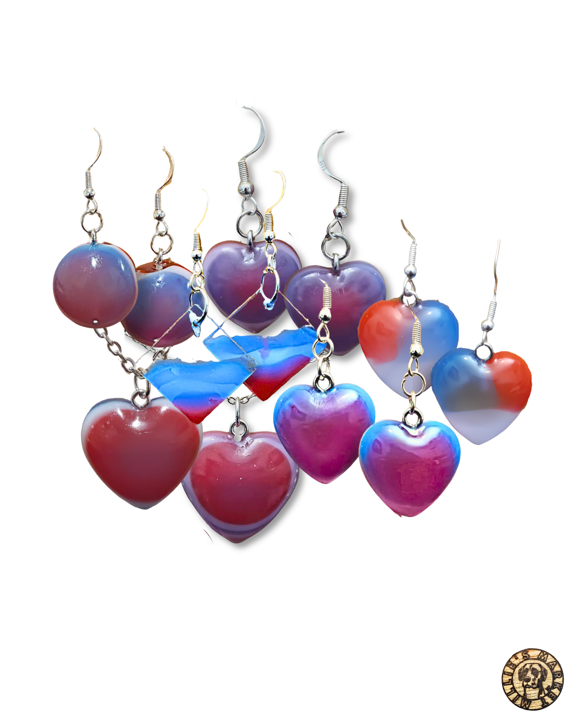TEAM USA Handmade Resin Jewelry