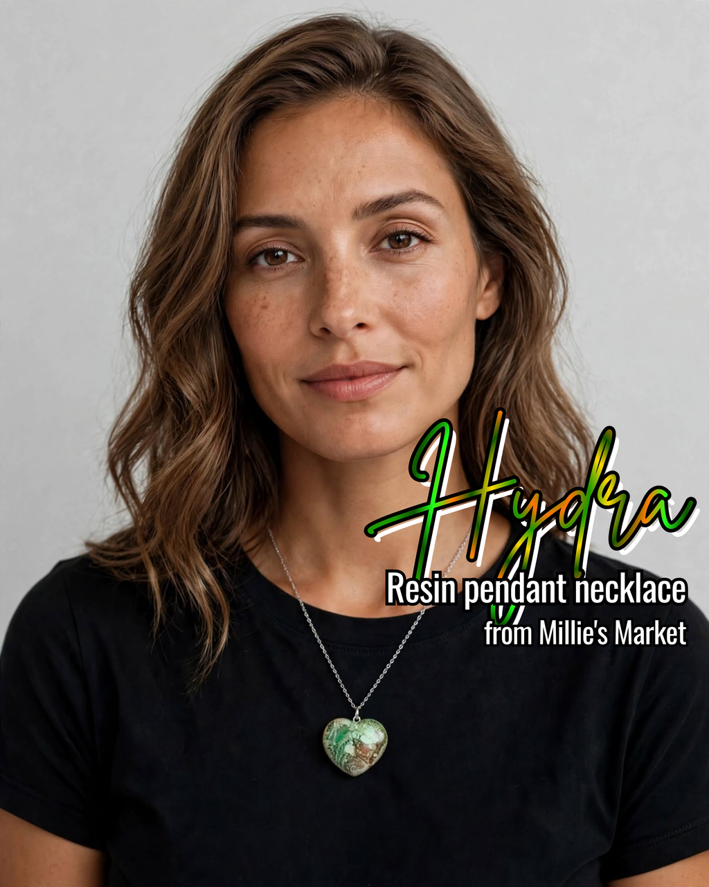 HYDRA Handmade Resin Petri Pendant Necklaces