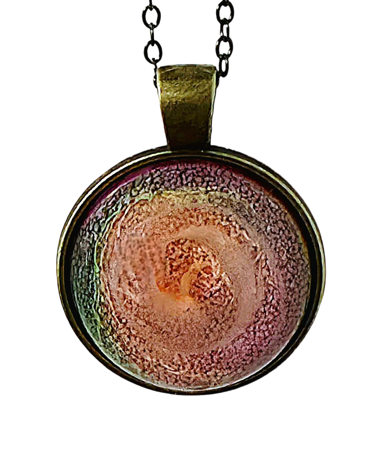 SORBET Handmade Resin Petri Pendant Necklace