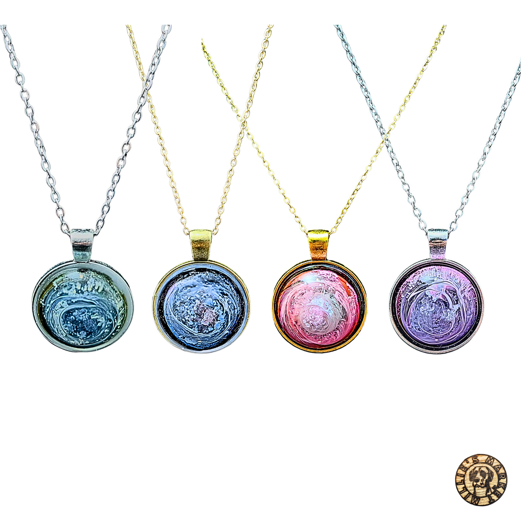 NEBULA EYE Handmade Resin Petri Pendant Collection