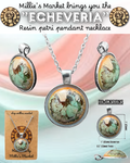 ECHEVERIA Handmade Resin Petri Pendant Necklace