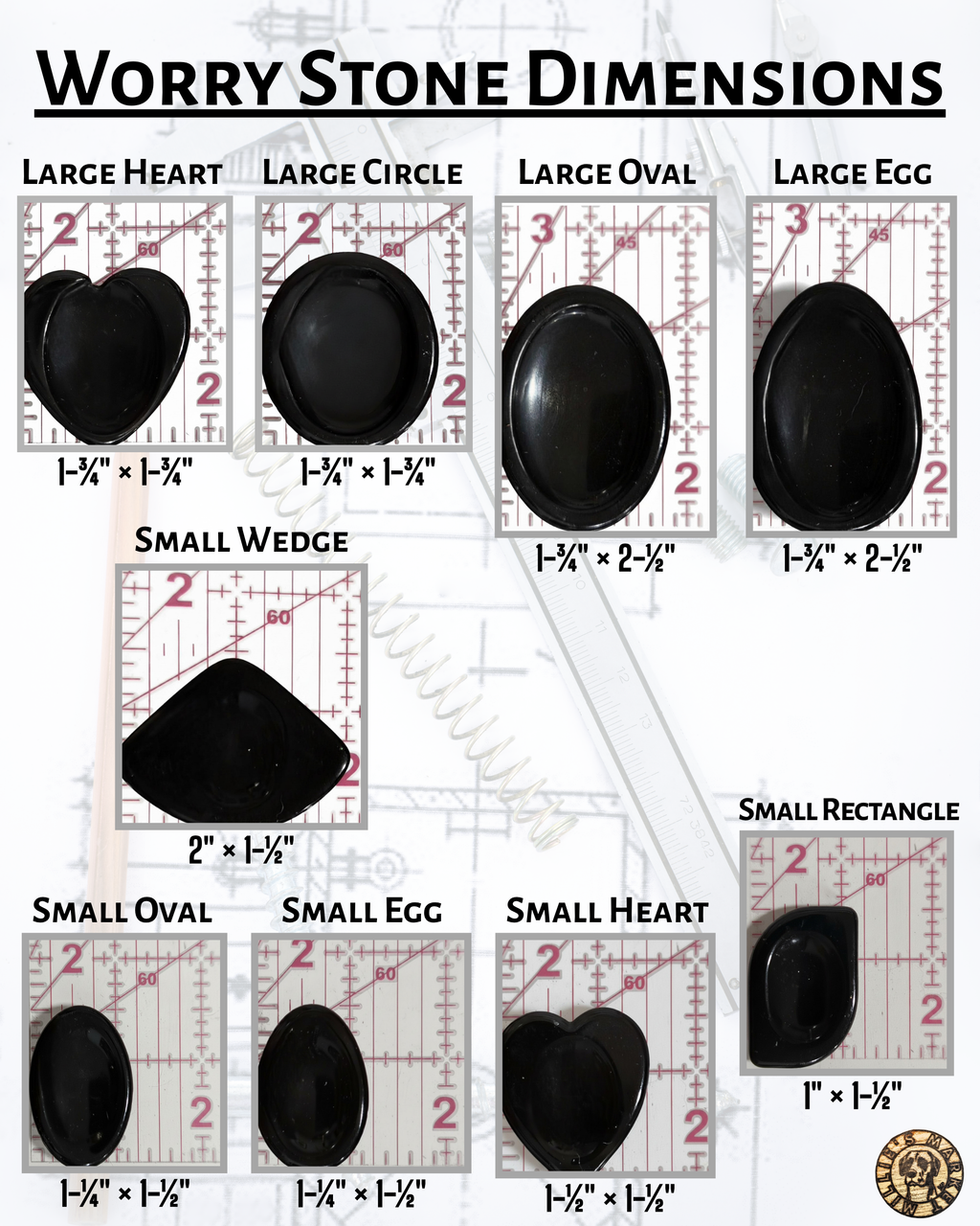 PETRI Resin Worry Stone