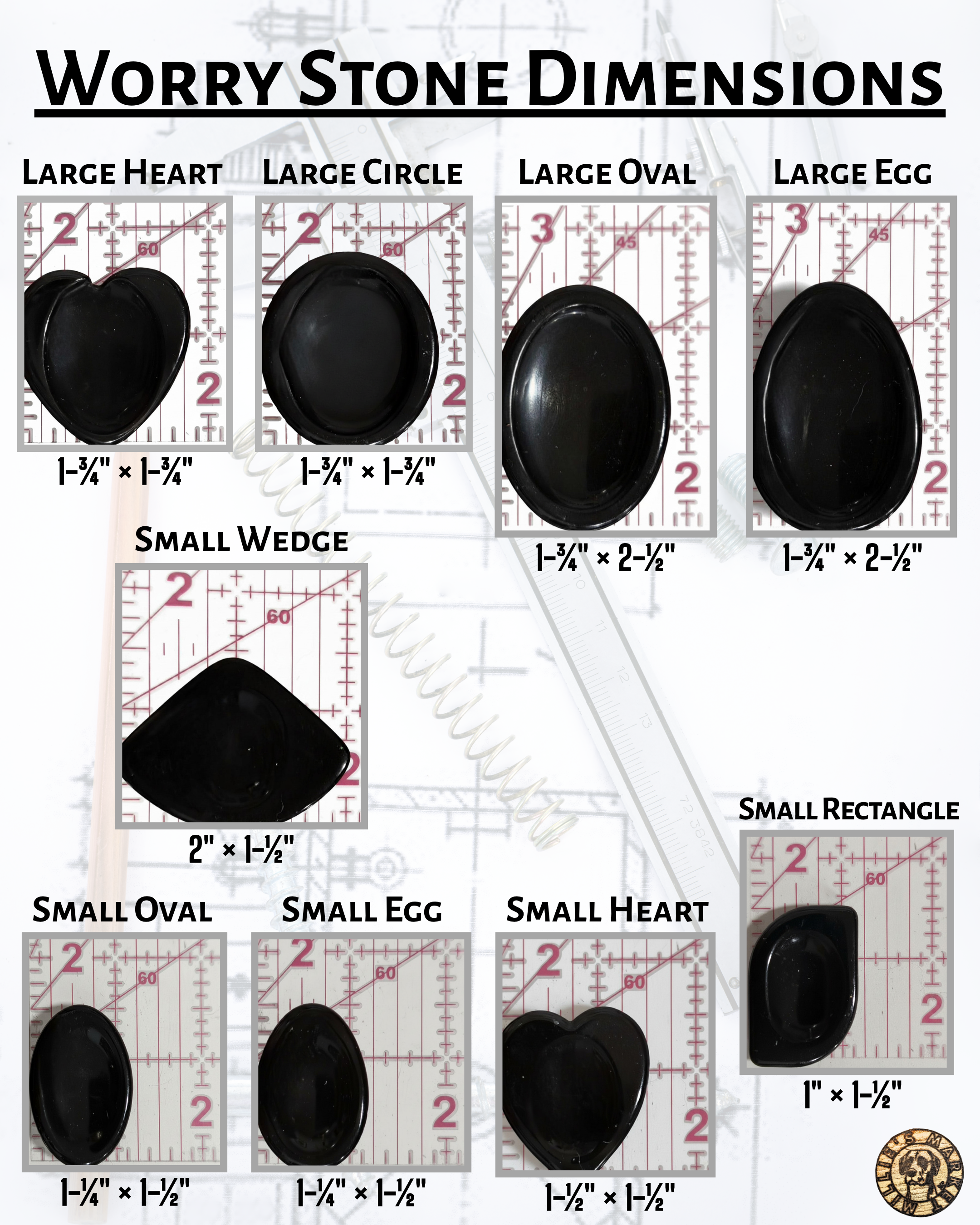 PETRI Resin Worry Stone