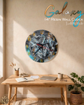 GALAXY Handmade Resin Wall Clock