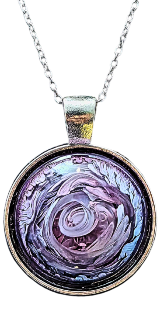 ALZHEIMER'S AWARENESS Handmade Resin Petri Pendant Collection