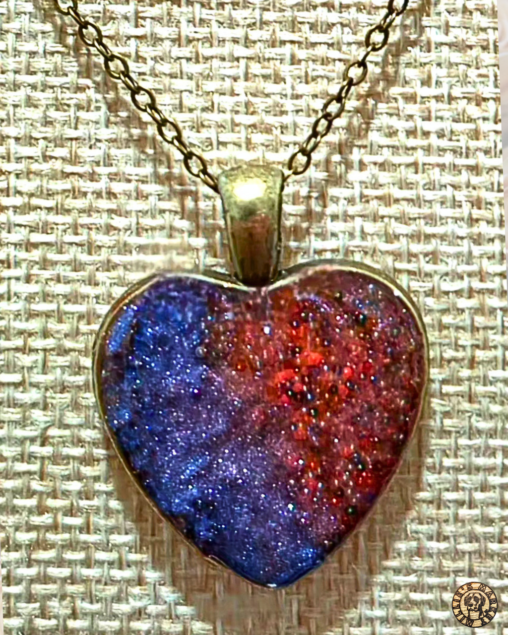 ROMEO & JULIET Handmade Resin Pendant Necklace