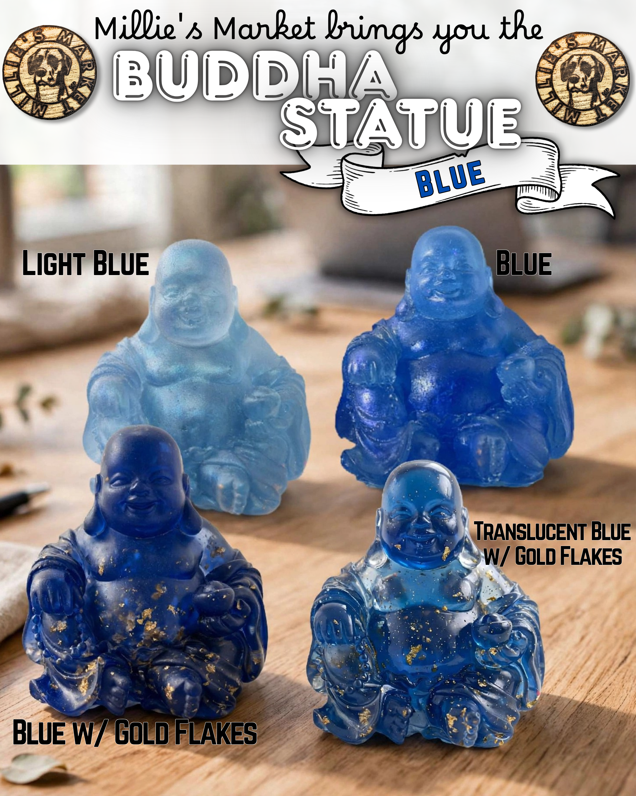 Handmade Resin Buddha Statue