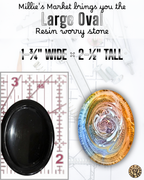 BUFFALO PLAID Resin Petri Worry Stone