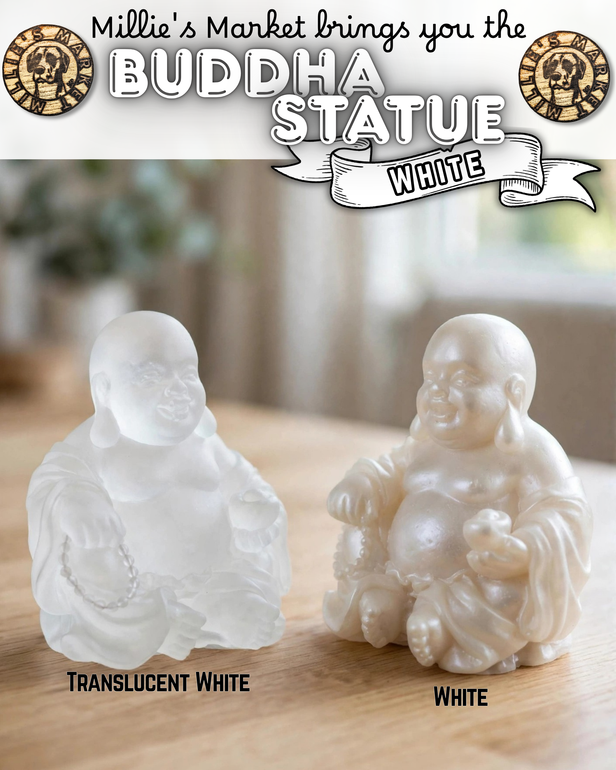 Handmade Resin Buddha Statue