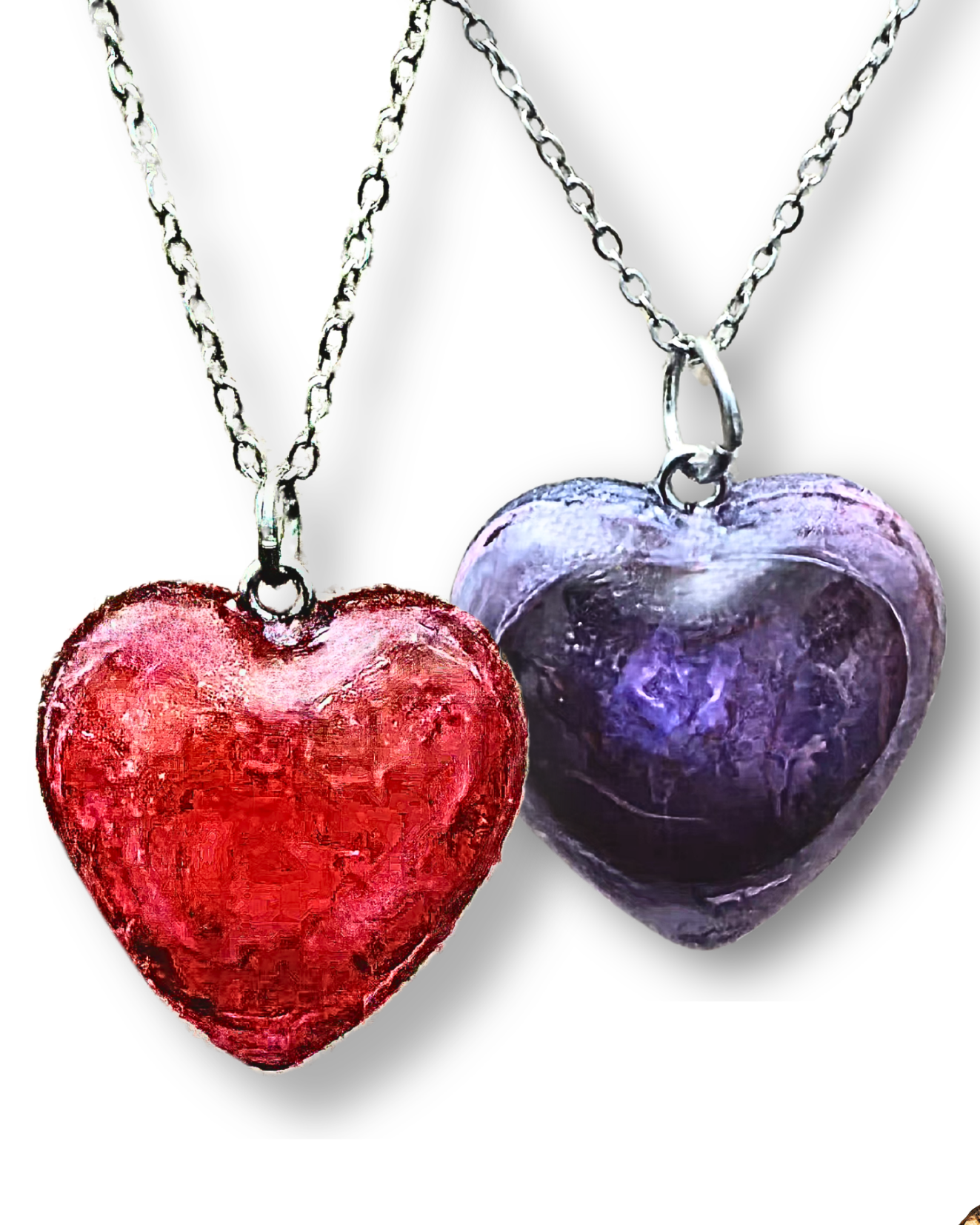 HEART & SOUL Handmade Resin Pendant Necklace