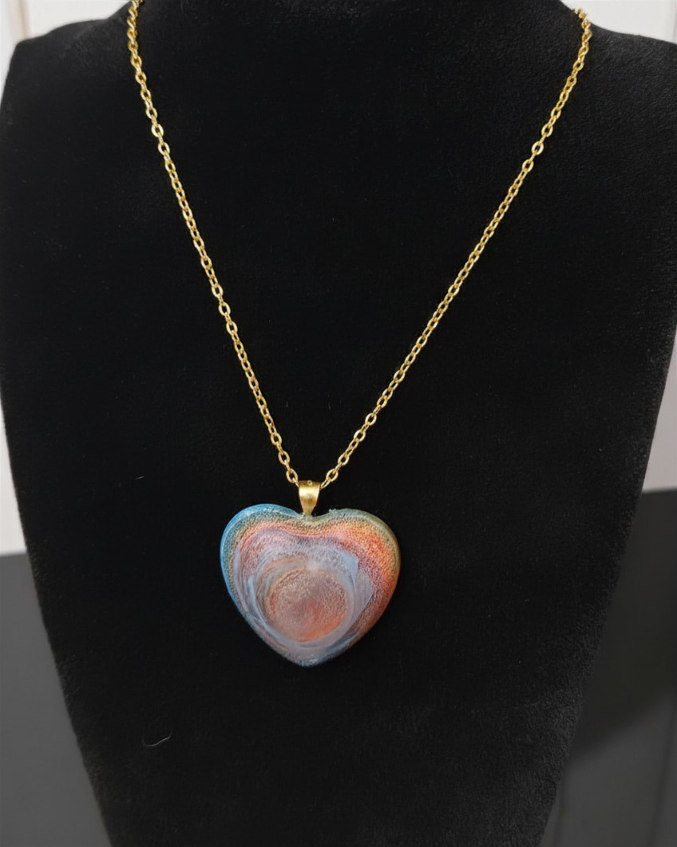 SKITTLES Handmade Resin Pendant Necklace | Heart Petri Jewelry