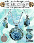NEBULA EYE Handmade Resin Petri Pendant Collection