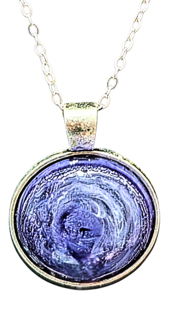 ALZHEIMER'S AWARENESS Handmade Resin Petri Pendant Collection