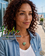 HYDRA Handmade Resin Petri Pendant Necklaces