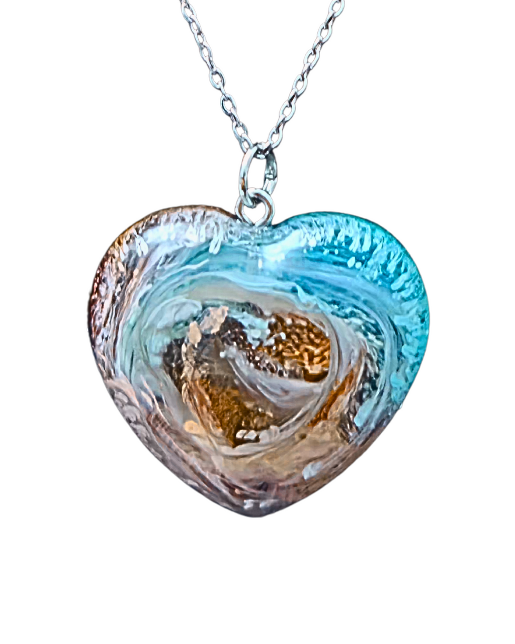 SEDONA Handmade Resin Petri Pendant Necklace