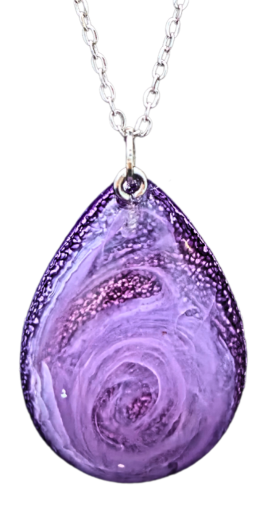 ALZHEIMER'S AWARENESS Handmade Resin Petri Pendant Collection