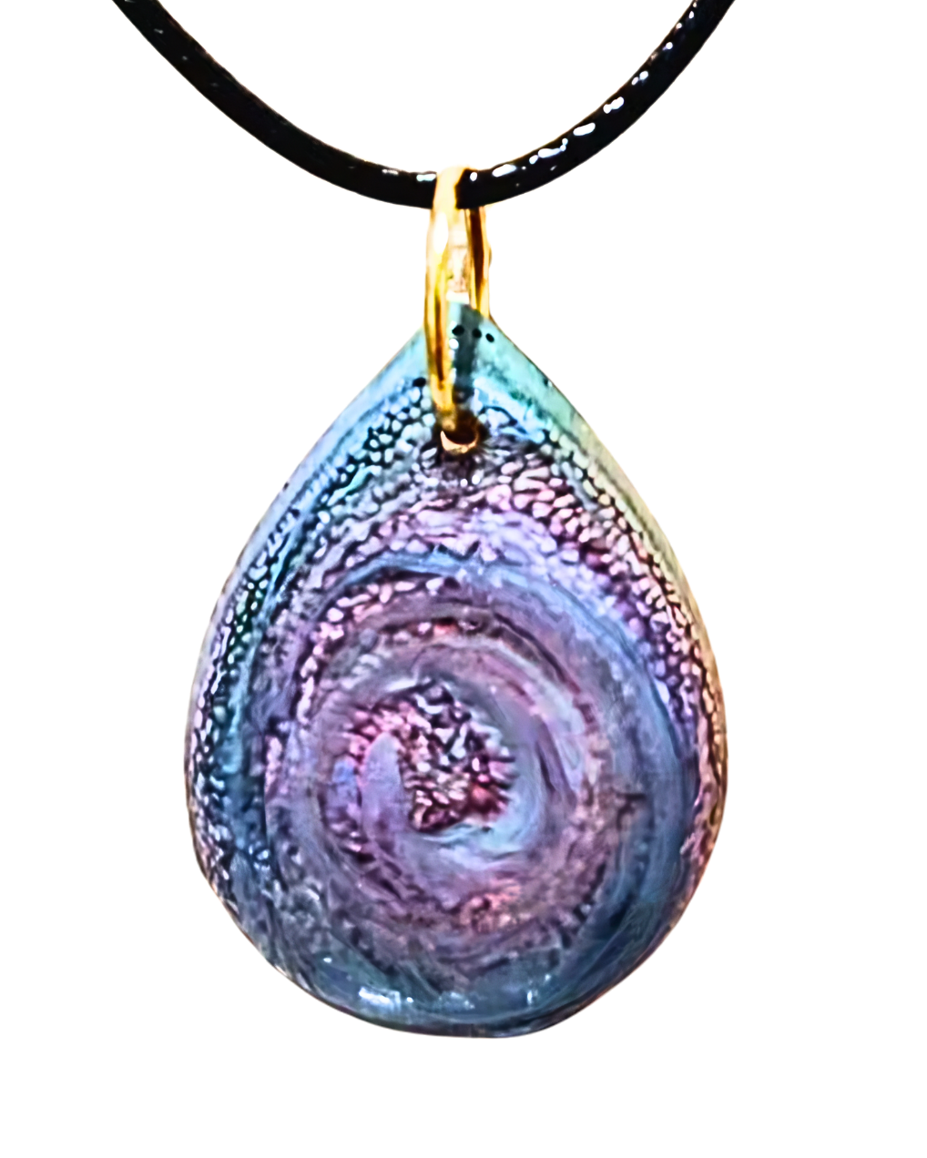 GUMDROP Handmade Resin Petri Pendant Necklace