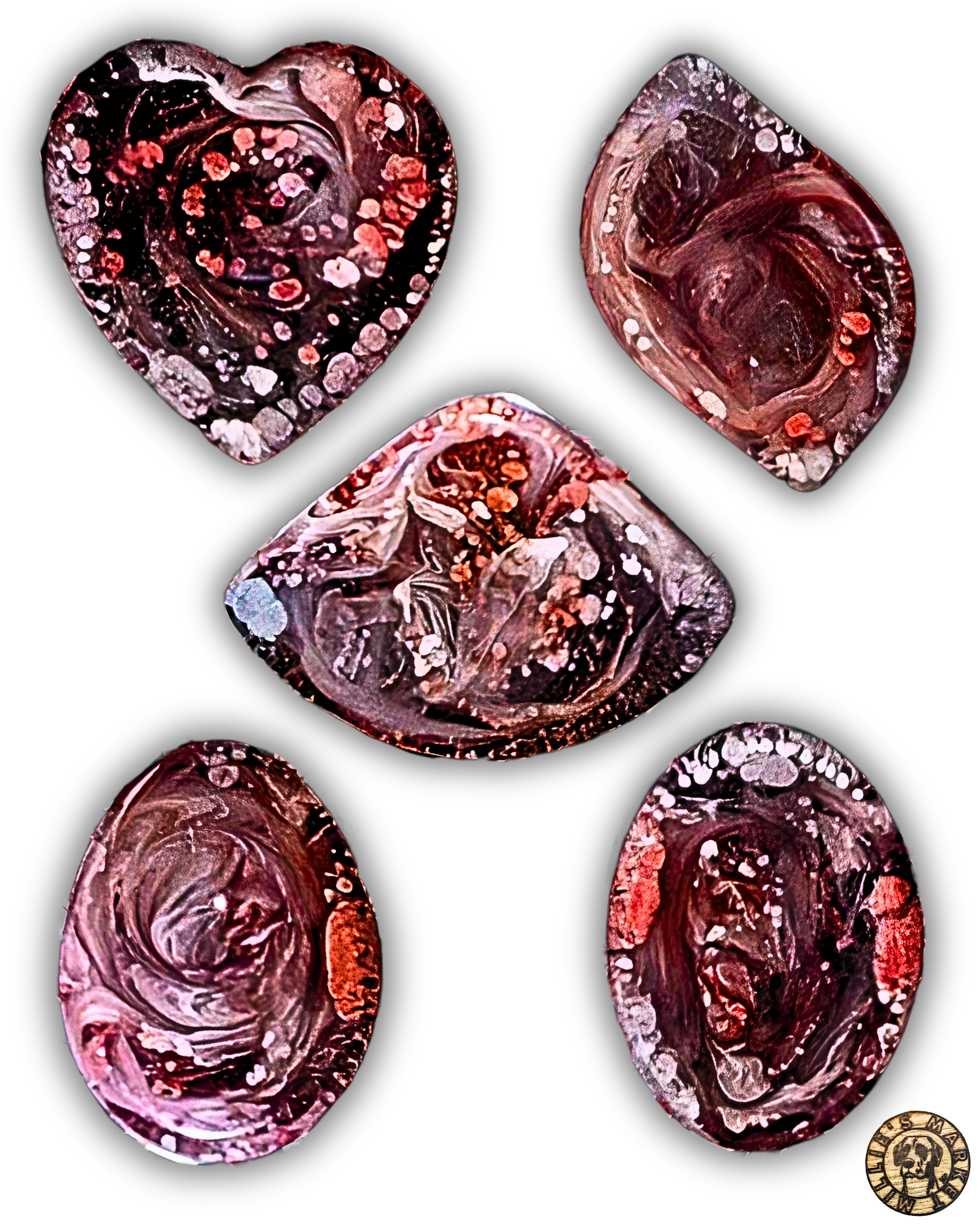 BUFFALO PLAID Resin Petri Worry Stone