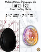BUFFALO PLAID Resin Petri Worry Stone