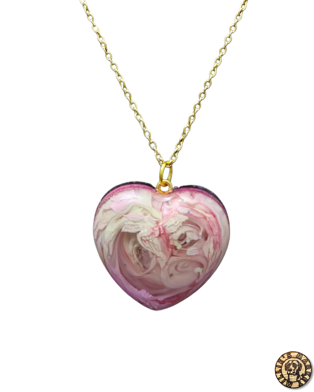 STRAWBERRY SHORTCAKE Handmade Resin Petri Pendant Necklace