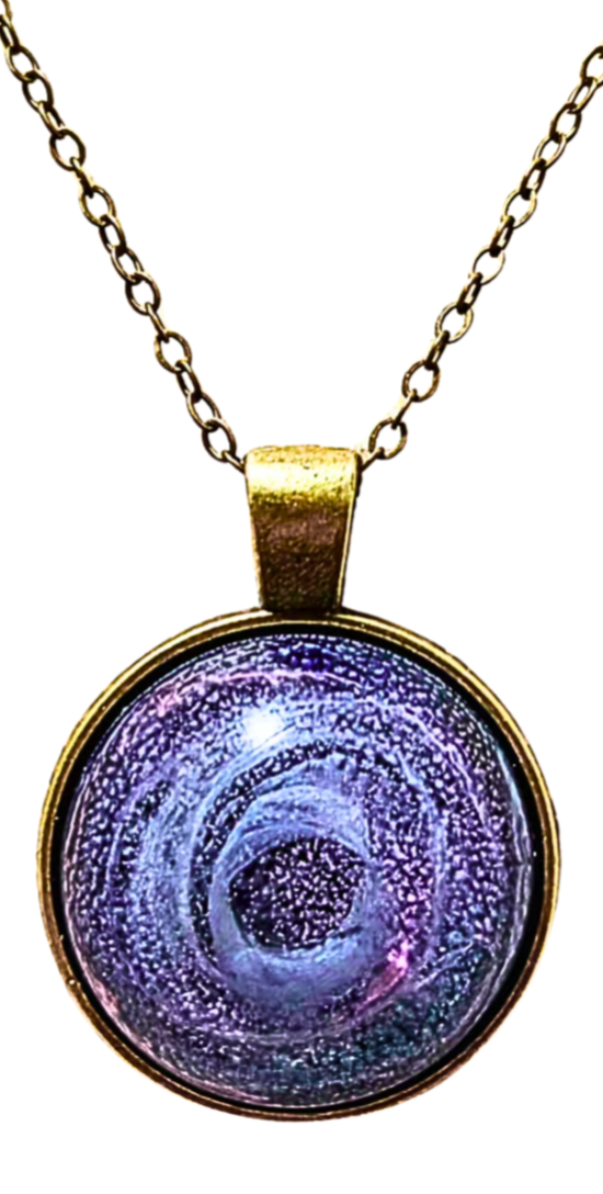 ALZHEIMER'S AWARENESS Handmade Resin Petri Pendant Collection