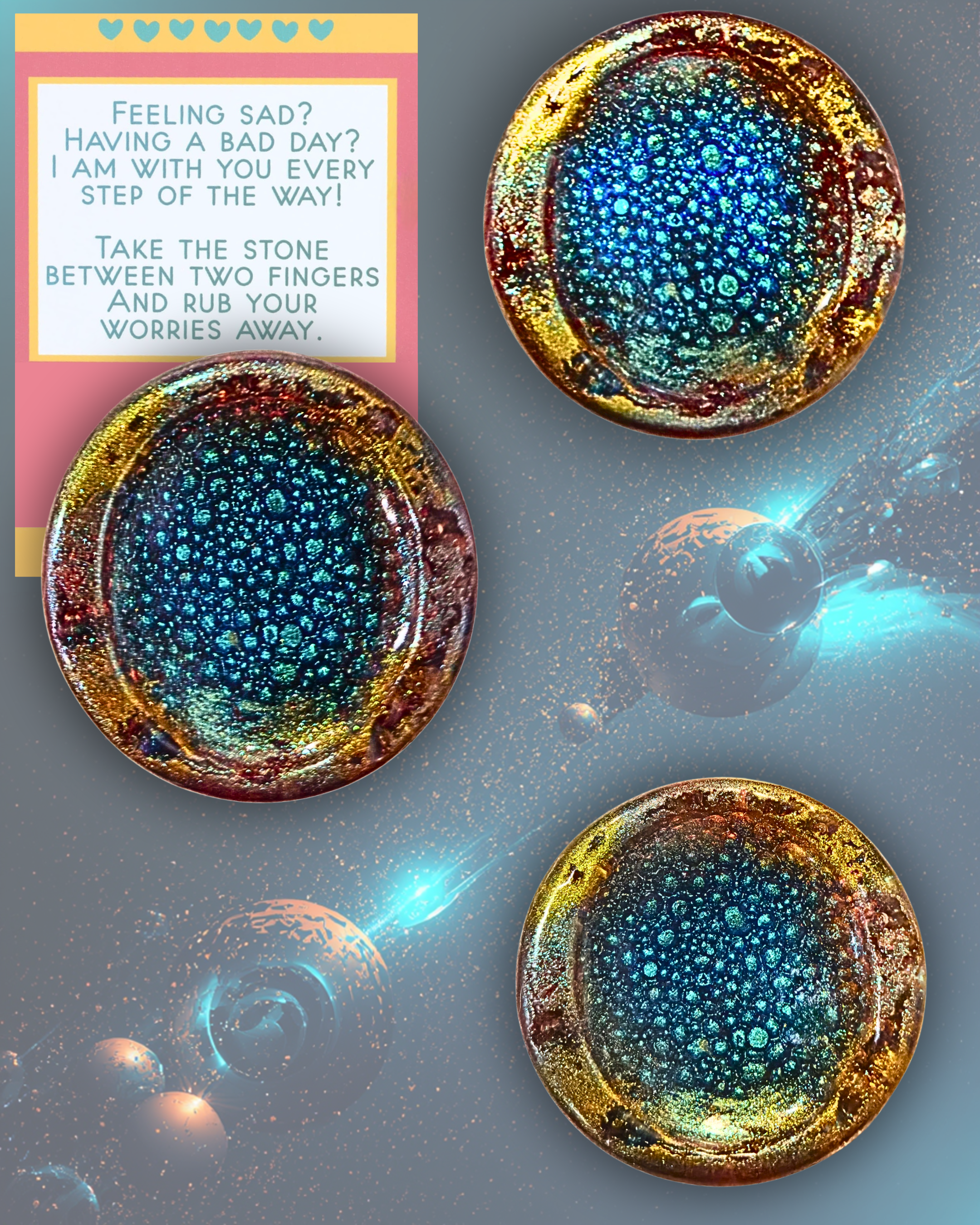 Resin Worry Stone